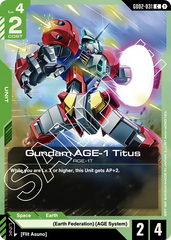 Gundam AGE-1 Titus - GD02-031 - Common - Dual Impact