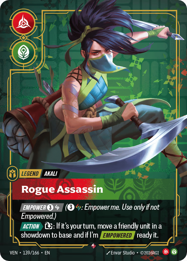 Rogue Assassin - 139/166 - Rare - Vendetta