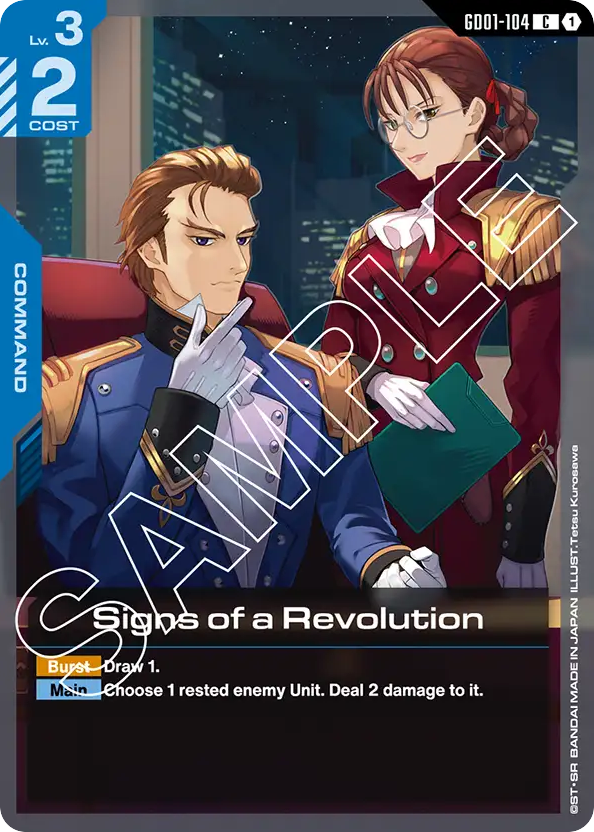 Signs of a Revolution - GD01-104 - Common - Newtype Rising