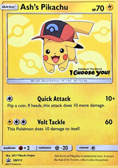 Ash's Pikachu - SM111 - SM Black Star Promos