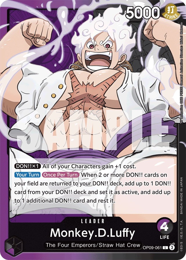 Monkey.D.Luffy - OP09-061 - Leader - Emperors In The New World