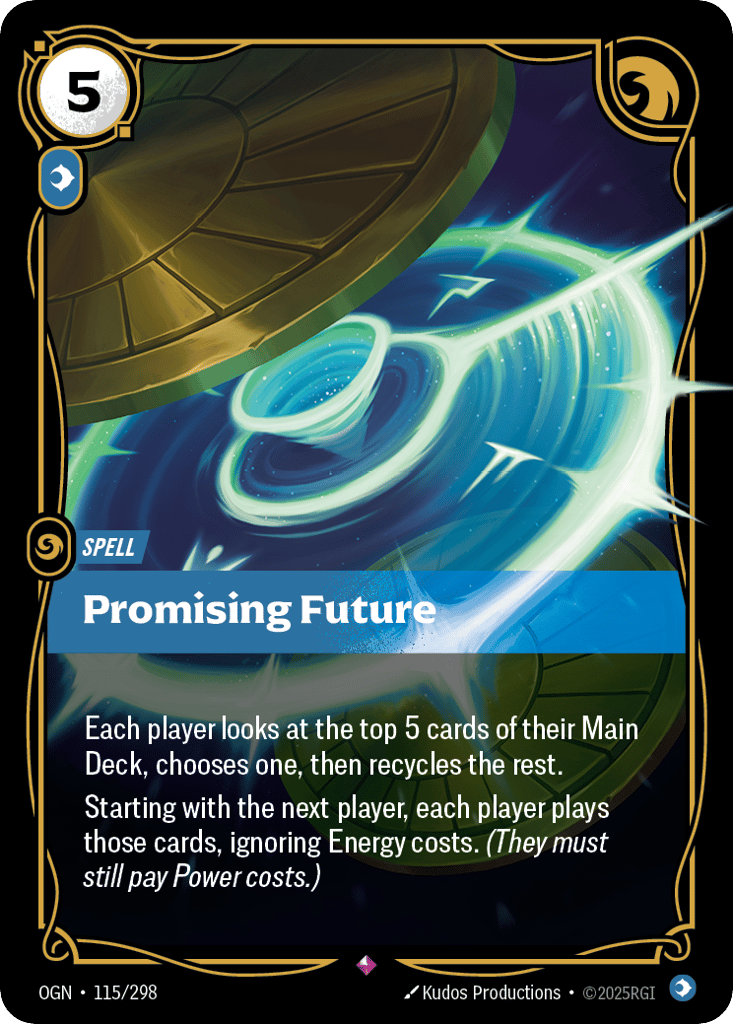 Promising Future - 115/298 - Rare - Origins