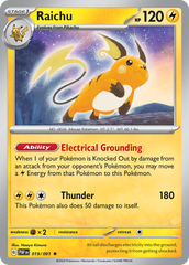 Raichu - 19/91 - Paldean Fates