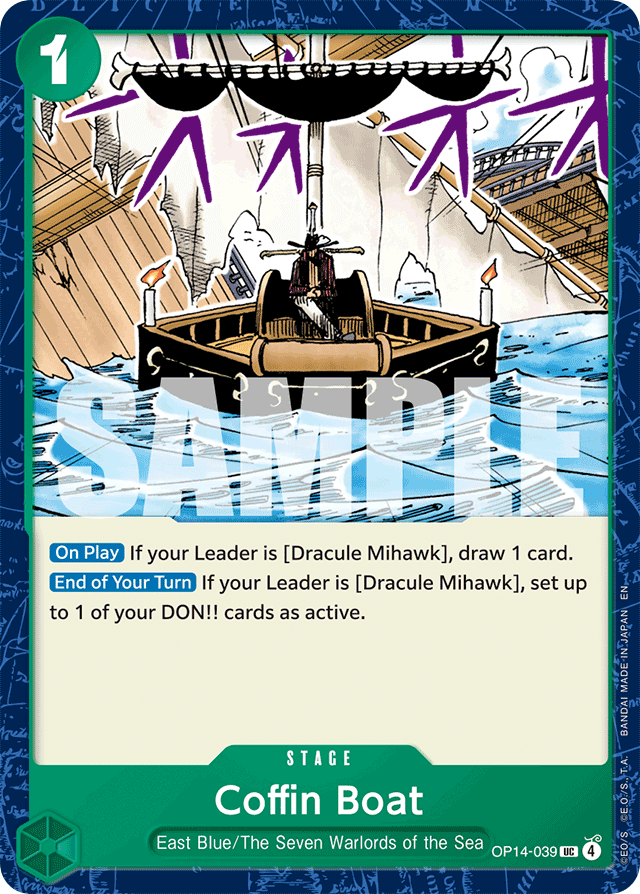Coffin Boat - OP14-039 - Uncommon - The Azure Sea's Seven
