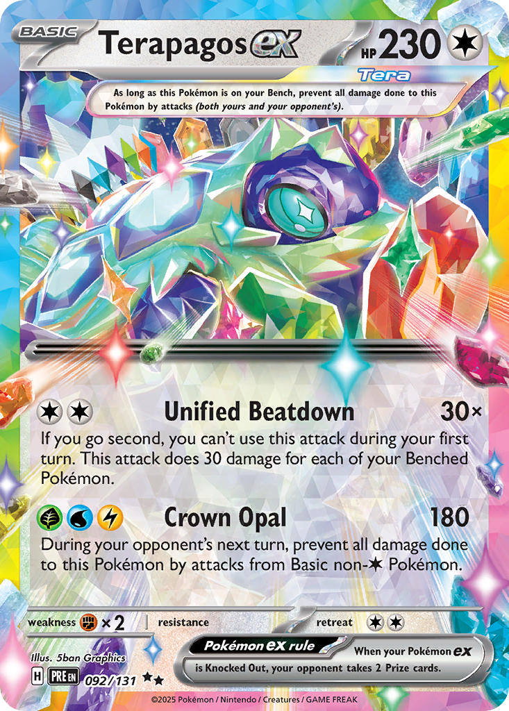 Terapagos ex - 092/131 - Prismatic Evolutions