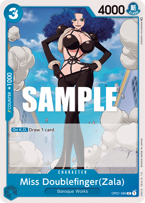 Miss Doublefinger(Zala) - OP01-080 - Common - Romance Dawn