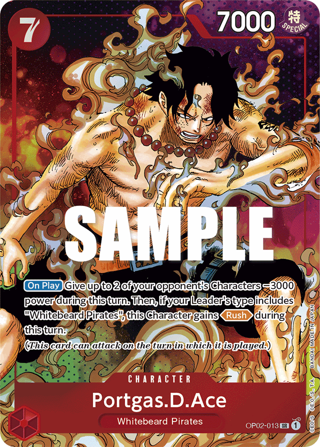 Portgas.D.Ace - OP02-013 - Super Rare (Alternate Art) - Paramount War