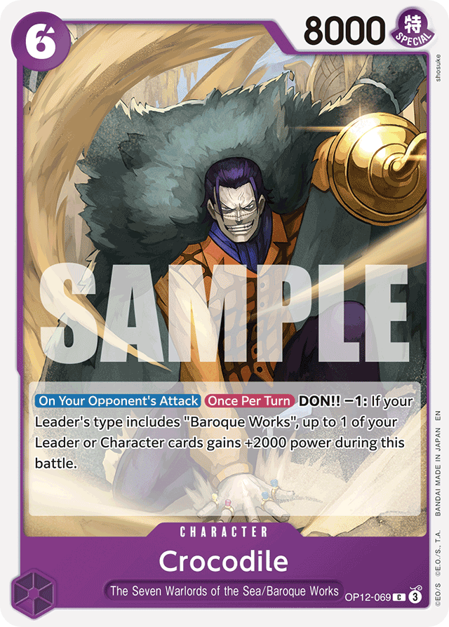 Crocodile - OP12-069 - Common - Legacy of the Master
