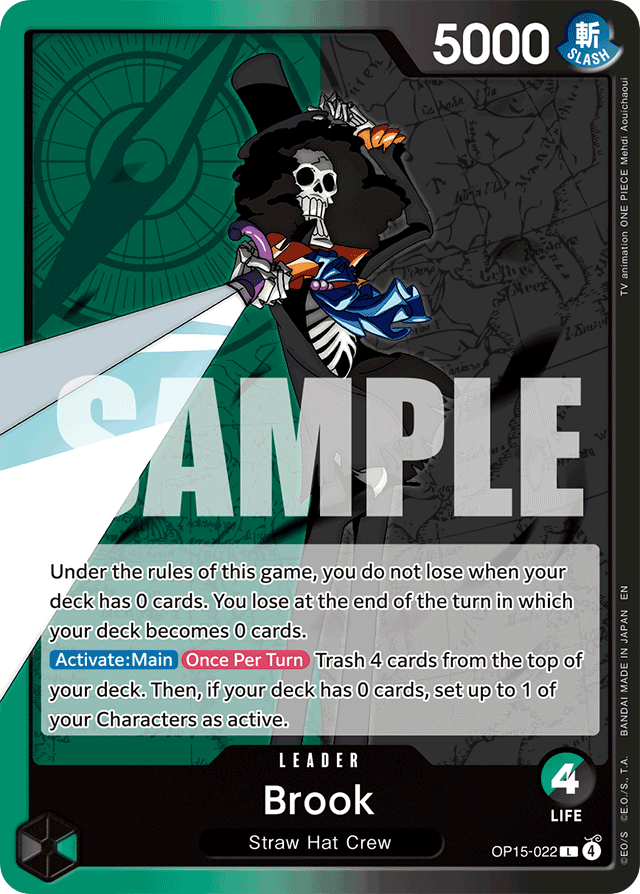 Brook - OP15-022 - Leader - Adventure on Kami's Island