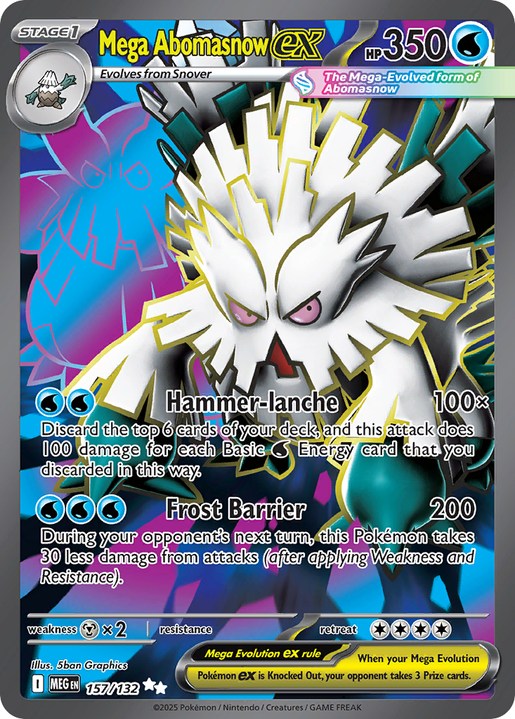 Mega Abomasnow ex - 157/132 - Mega Evolution