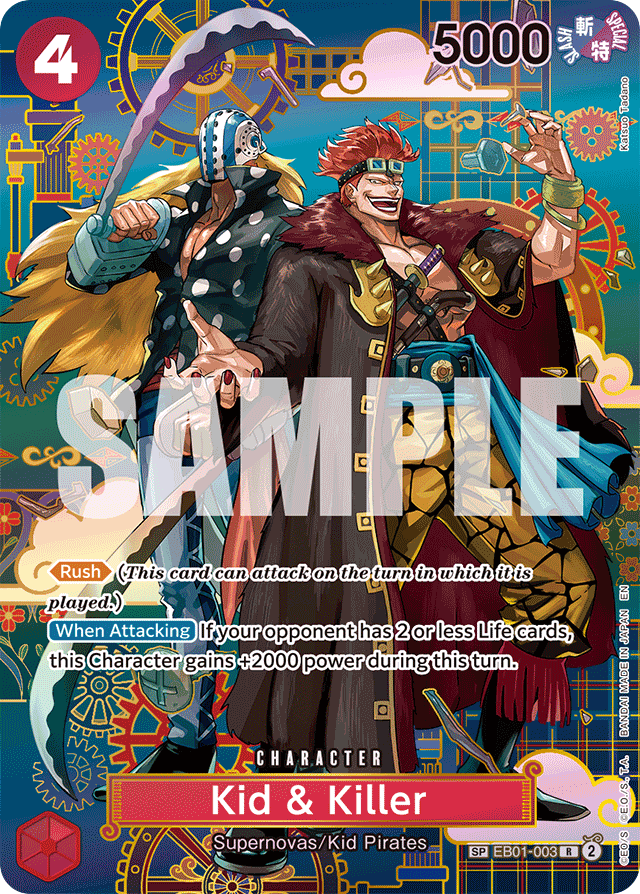 Kid & Killer - EB01-003 - Rare (Special Alternate Art) - Memorial Collection