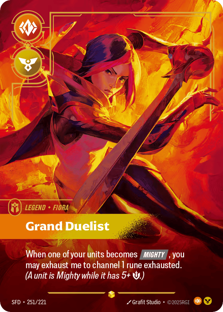 Grand Duelist - 251/221 - Showcase - Spiritforged