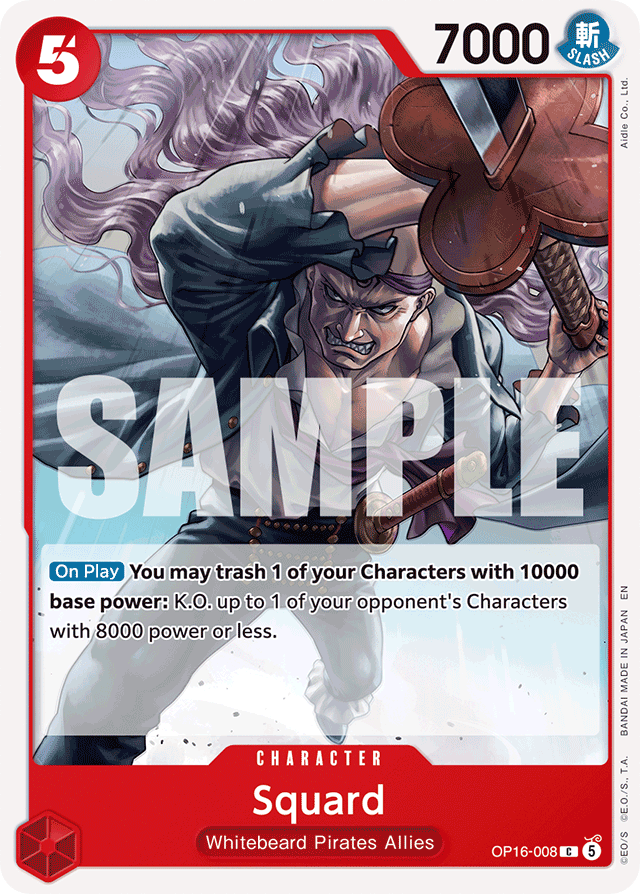 Squard - OP16-008 - Common - The Time Of Battle
