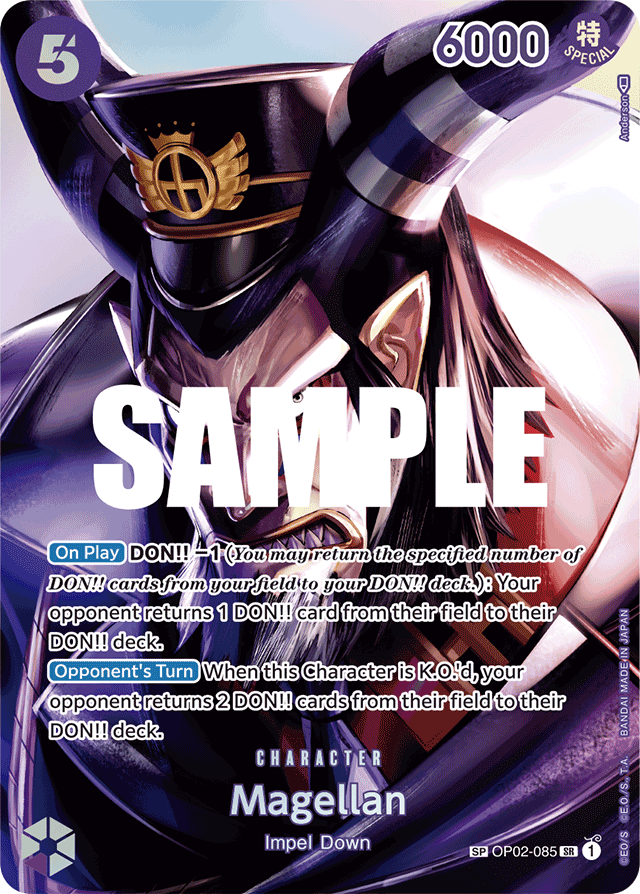 Magellan - OP02-085 - Super Rare (Special Alternate Art) - Paramount War