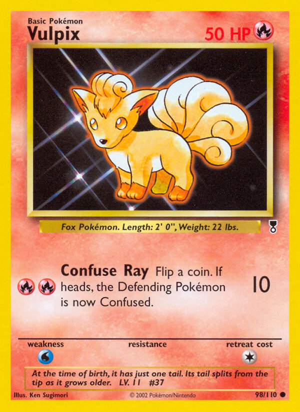 Vulpix - 098/110 - Legendary Collection