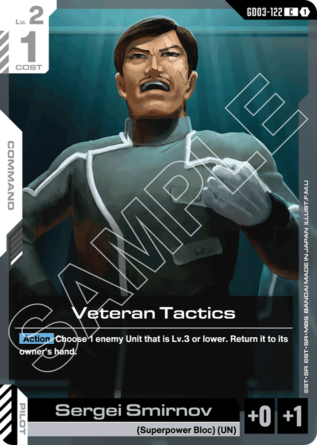 Veteran Tactics - GD03-122 - Common - Steel Requiem