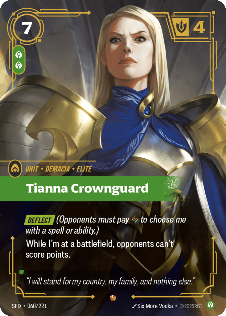 Tianna Crownguard - 060/221 - Epic - Spiritforged