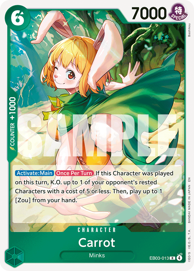 Carrot - EB03-013 - Rare - Heroines Edition