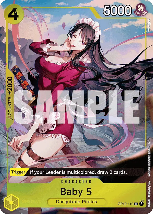 Baby 5 - OP12-112 - Rare (Best Selection Vol5Alt Art) - Legacy of the Master