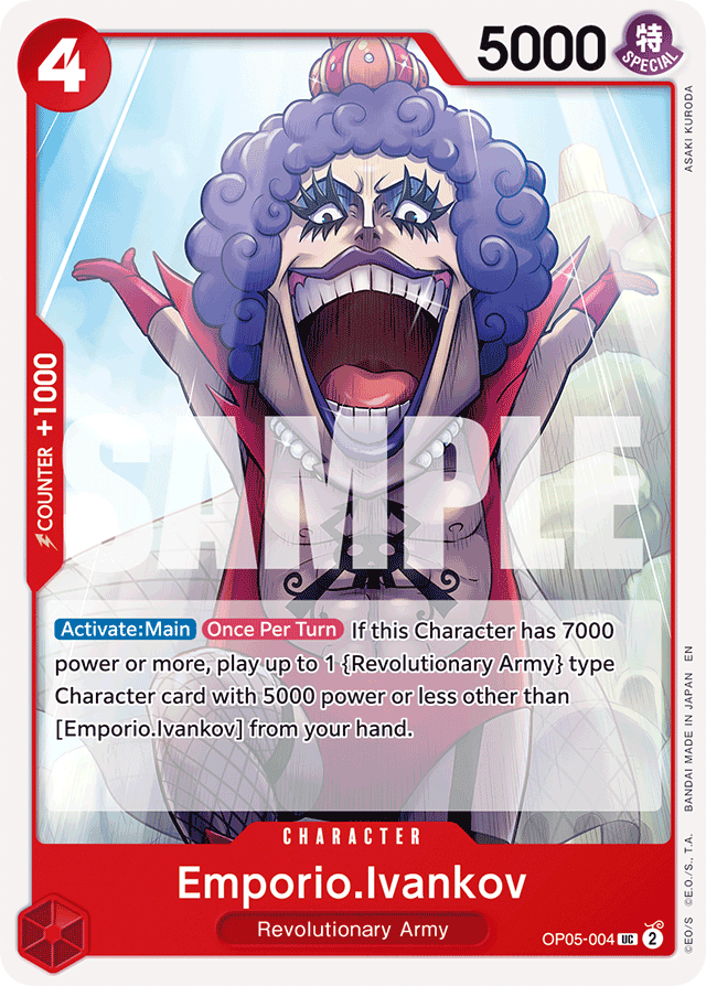 Emporio.Ivankov - OP05-004 - Uncommon (Reprint) - Awakening of the New Era