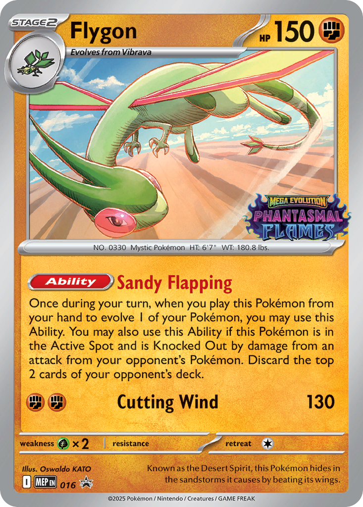 Flygon - 016 - Mega Evolution Black Star Promos