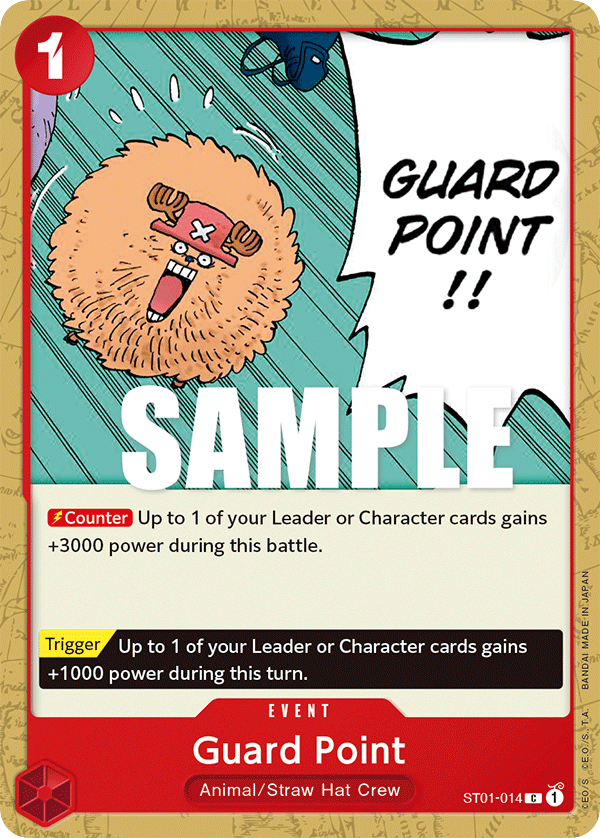 Guard Point - ST01-014 - Common - Straw Hat Crew