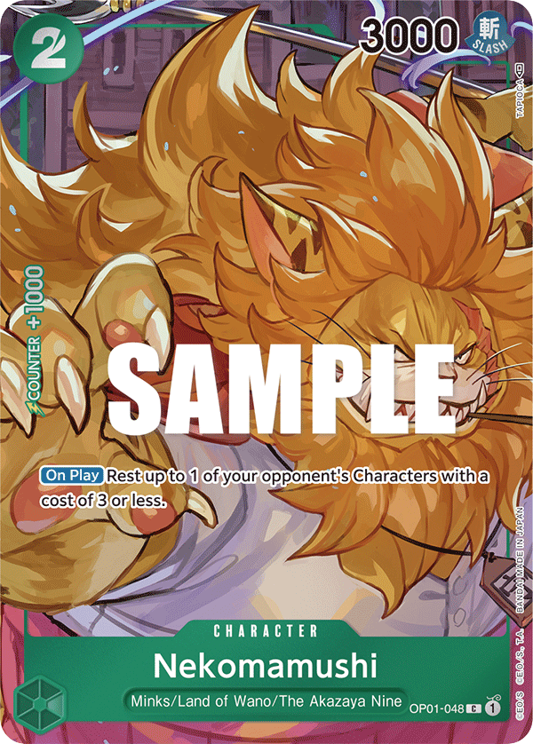 Nekomamushi - OP01-048 - Common (Alternate Art) - Romance Dawn