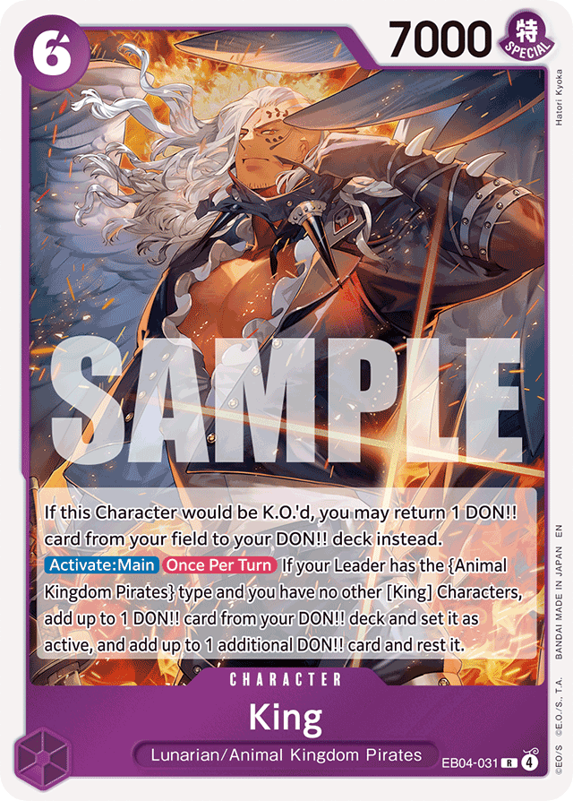 King - EB04-031 - Rare - Egghead Crisis