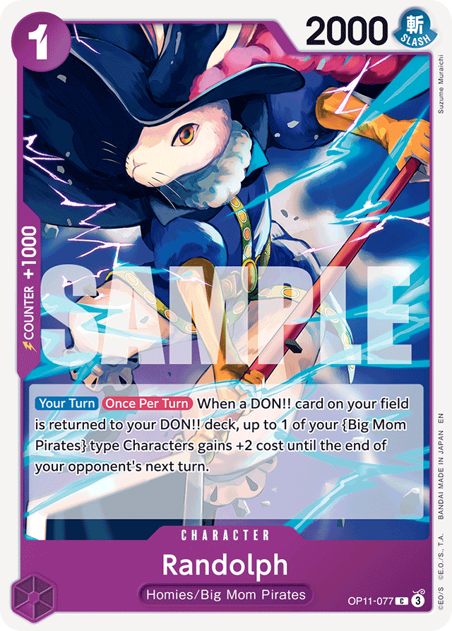 Randolph - OP11-077 - Common - A Fist Of Divine Speed