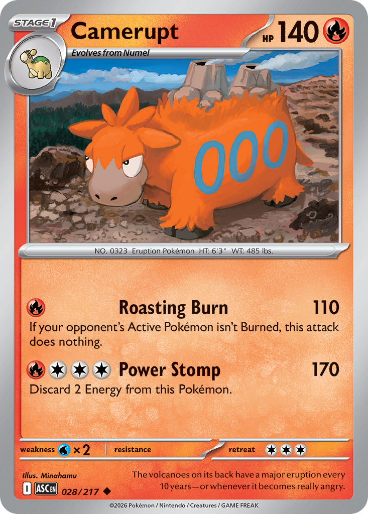 Camerupt - 028/217 - Ascended Heroes