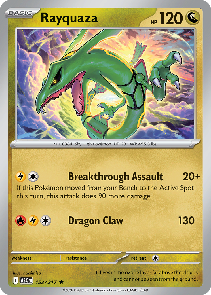 Rayquaza - 153/217 - Ascended Heroes