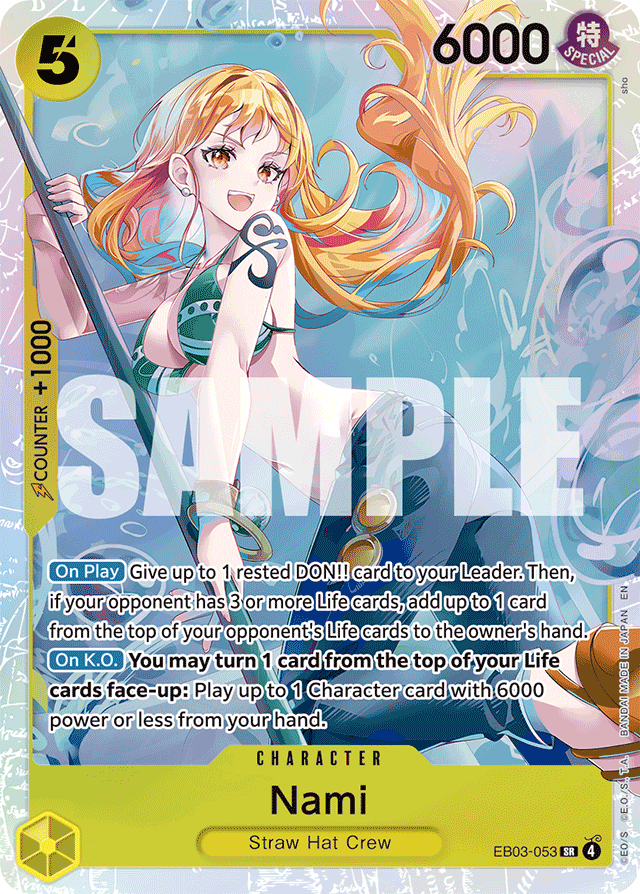 Nami - EB03-053 - Super Rare - Heroines Edition