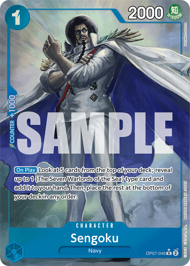Sengoku - OP07-046 - Rare (Alternate Art) - 500 Years In The Future