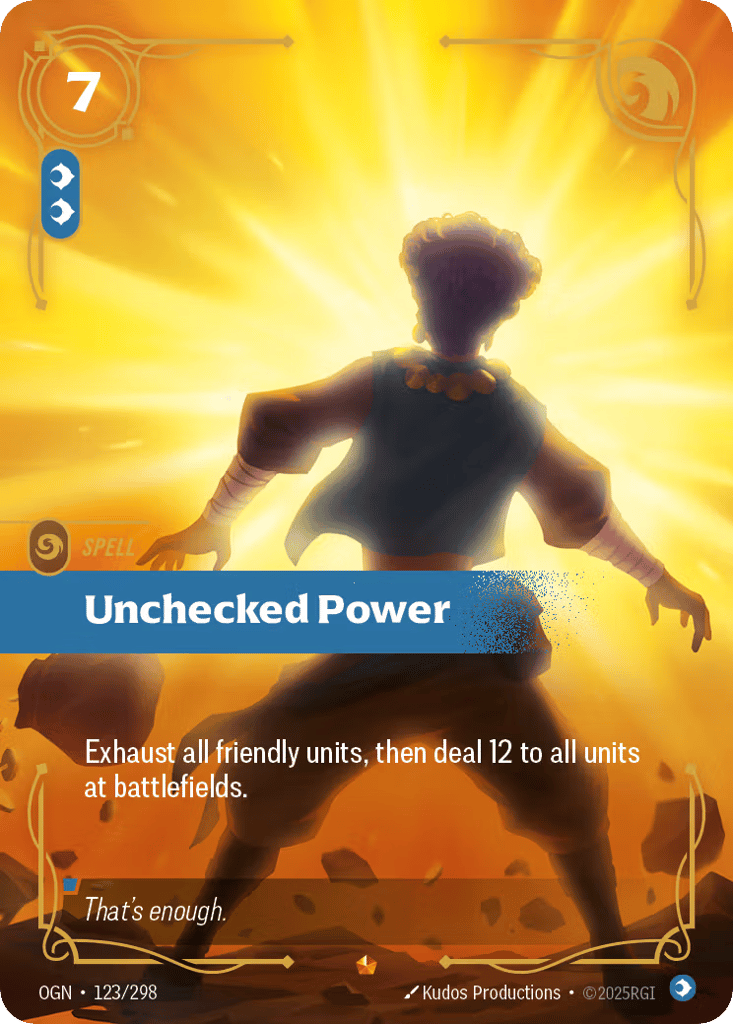 Unchecked Power - 123/298 - Epic - Origins
