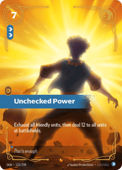 Unchecked Power - 123/298 - Epic - Origins