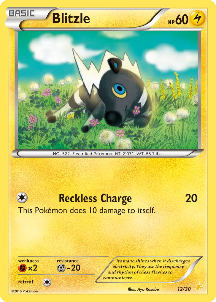 Blitzle - 12/30 - XY Trainer Kit Pikachu Libre