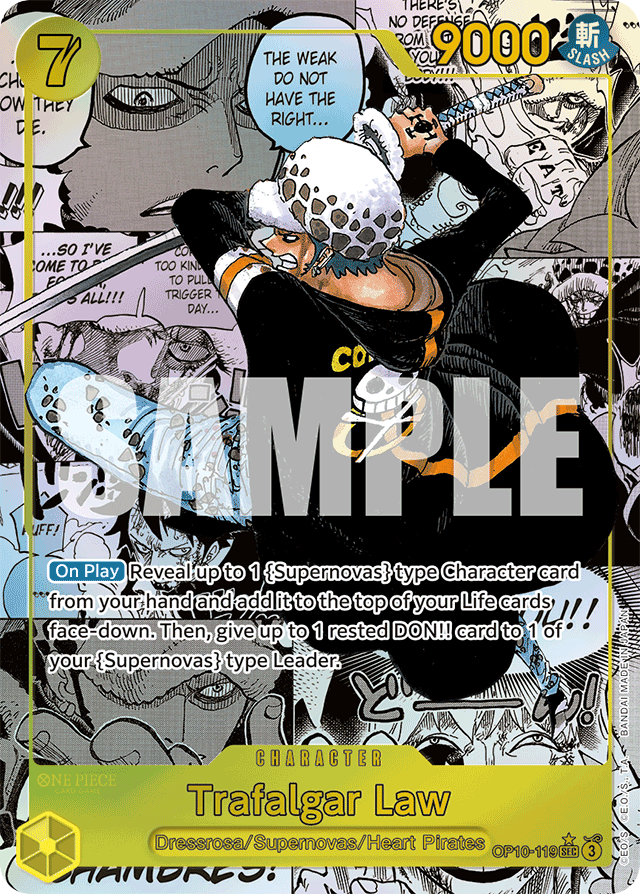 Trafalgar Law - OP10-119 - Secret Rare (Manga Alt Art) - Royal Blood