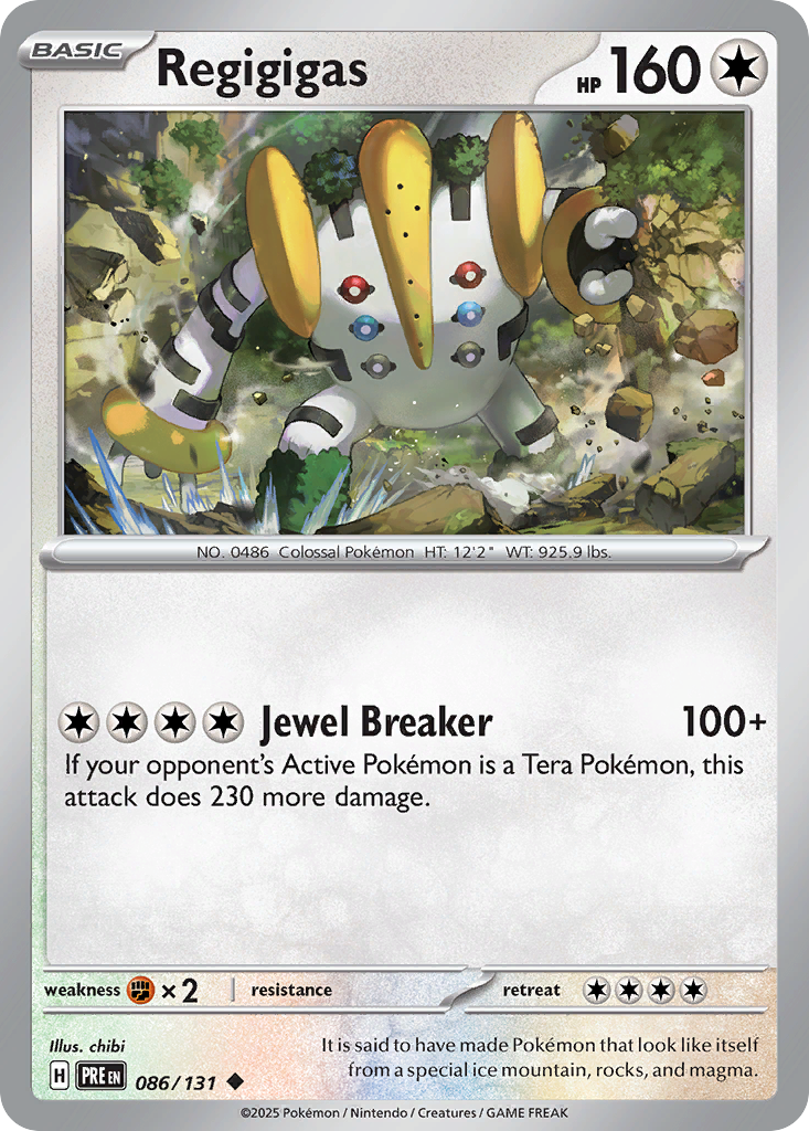 Regigigas - 086/131 - Prismatic Evolutions