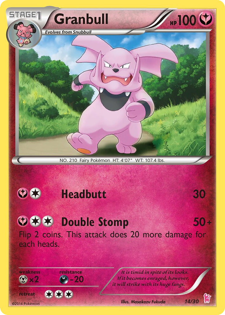 Granbull - 14/30 - XY Trainer Kit Sylveon