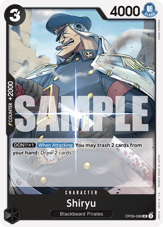 Shiryu - OP09-088 - Uncommon - Emperors In The New World