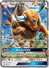 Tauros-GX - 100/149 - Sun & Moon