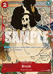 Brook - ST01-011 - Common (First Anniversary Alt Art) - Straw Hat Crew