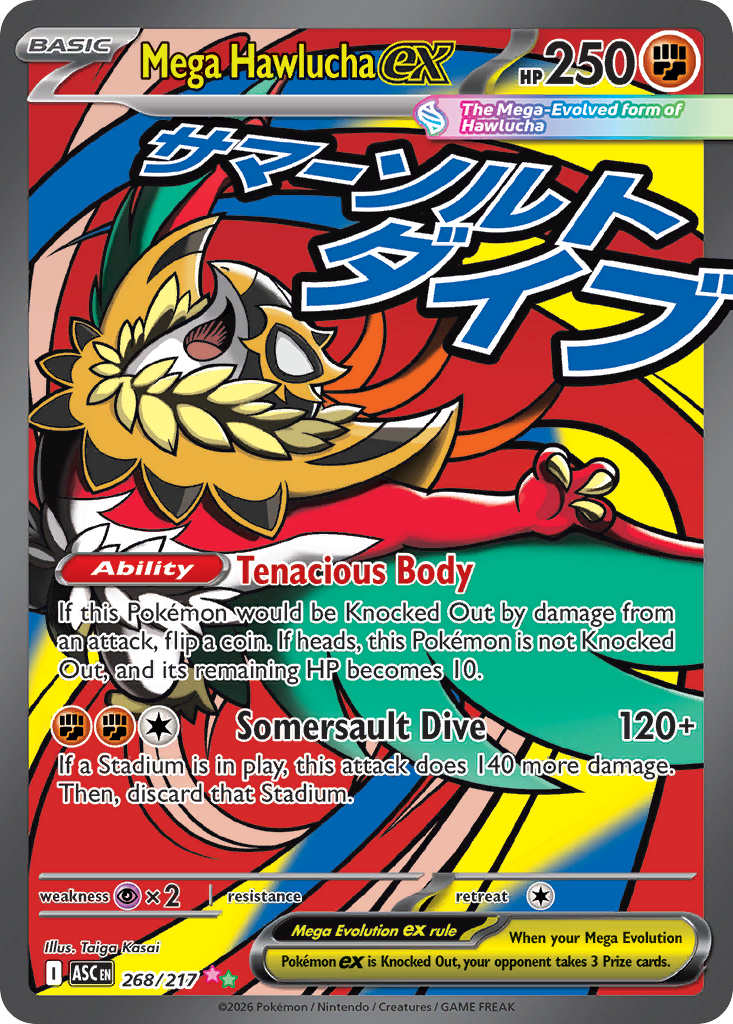 Mega Hawlucha ex - 268/217 - Ascended Heroes
