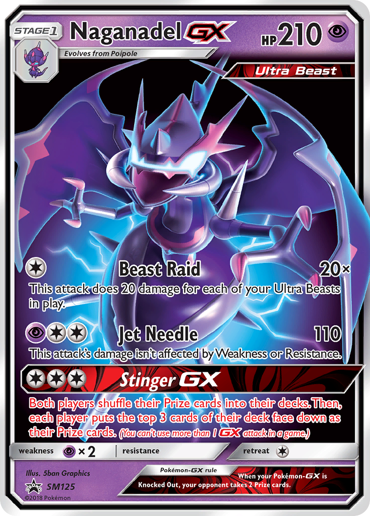 Naganadel-GX - SM125 - SM Black Star Promos