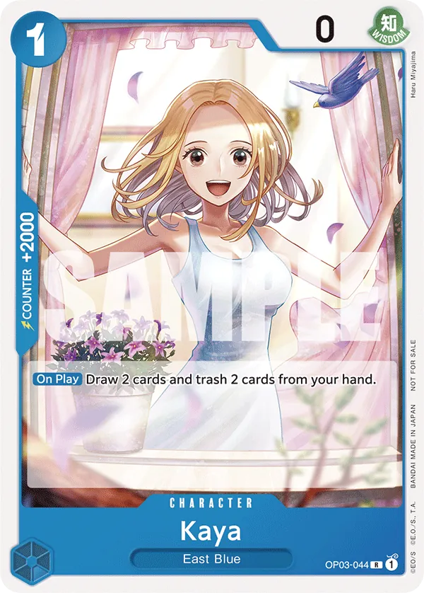 Kaya - OP03-044 - Rare (Tournament Pack Vol6Alt Art) - Pillars of Strength