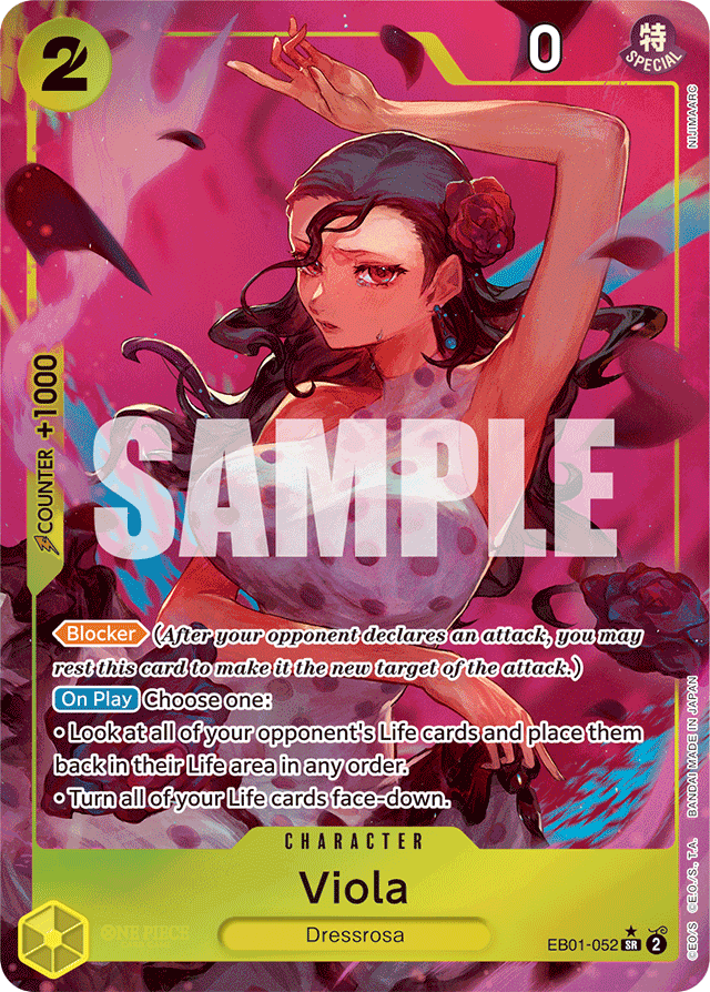 Viola - EB01-052 - Super Rare (Alternate Art) - Memorial Collection