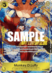 Monkey.D.Luffy - P-036 - Promo (Pre Release Winner Stamp) - Promos