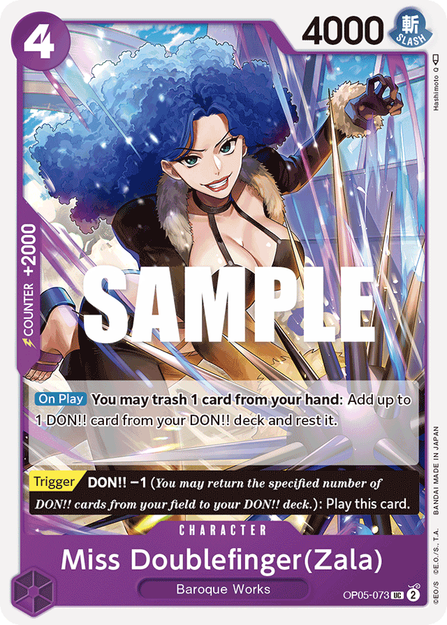 Miss Doublefinger(Zala) - OP05-073 - Uncommon - Awakening of the New Era