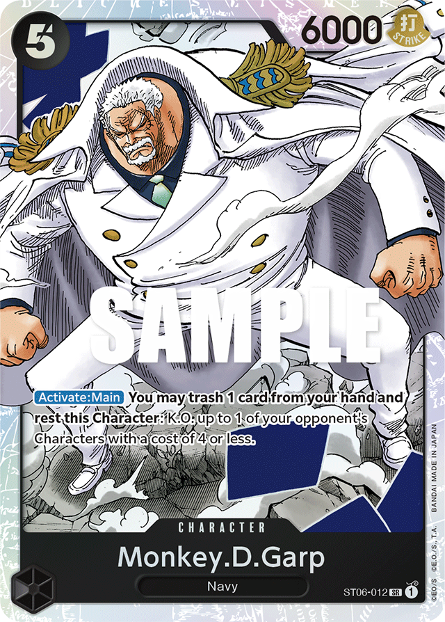 Monkey.D.Garp - ST06-012 - Super Rare - Absolute Justice
