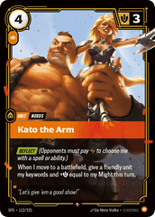 Kato The Arm - 112/221 - Rare - Spiritforged